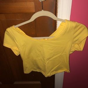 Medium crop top. Worn once!